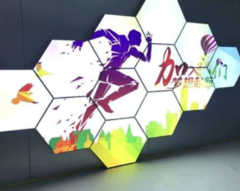 LED動感燈箱的彩色畫面處理